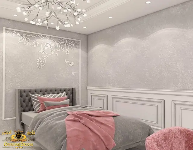 اشكال جبسيات غرف نوم جبس بورد غرف نوم بسيط