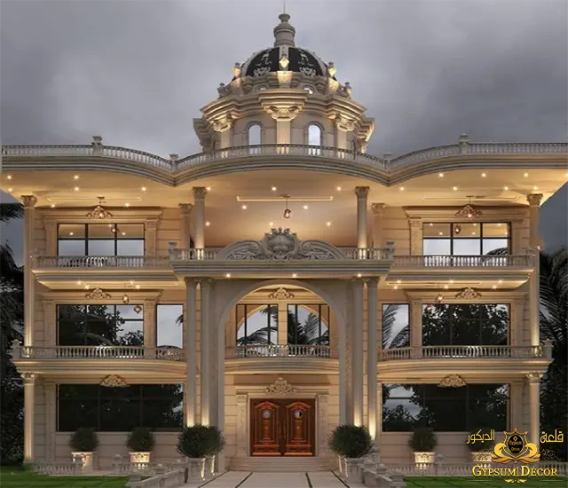 تصميم وجهات فلل حديثة 2022 تصميم فيلا العاصمة الأدارية