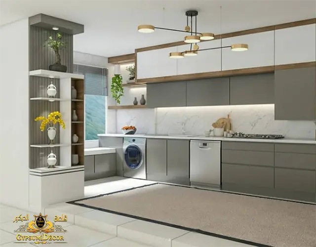 مطابخ مودرن خشب الوان مطابخ الوميتال مودرن