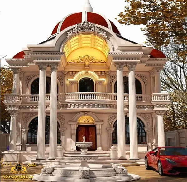 تشطيب وجهات منازل فيلا من الخارج حديثة ديكور جي ار بي _ GRB تشطيب وجهات منازل فيلا من الخارج حديثة ديكور جي ار بي