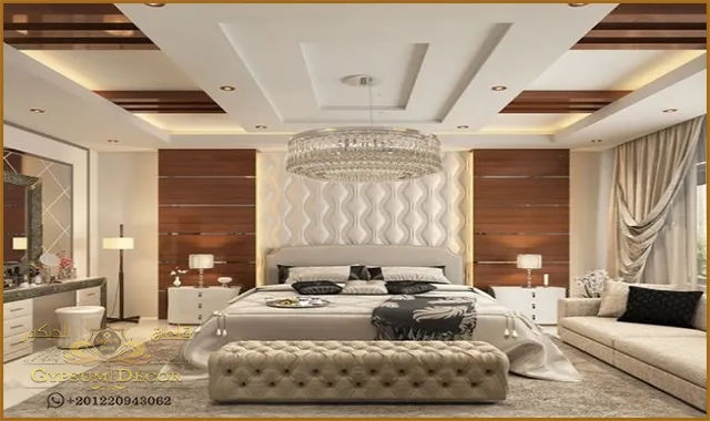 جبس بورد غرف نوم رومانسية