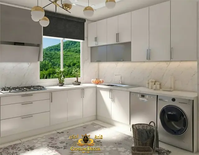 مطابخ مودرن واسعة صور مطابخ خشب مع اكسسورات