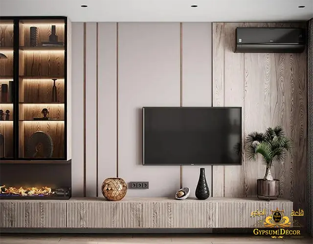 حوائط ريسبشن خشب