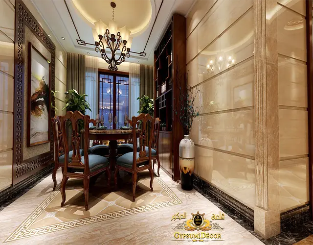 اشكال جبس بورد سفرة طعام اشكال جبس بورد قلعة الديكور