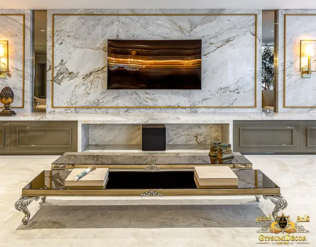 جبس بورد مكتبات تلفزيون قلعة الديكور