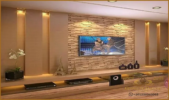 مكتبة شاشة جبس