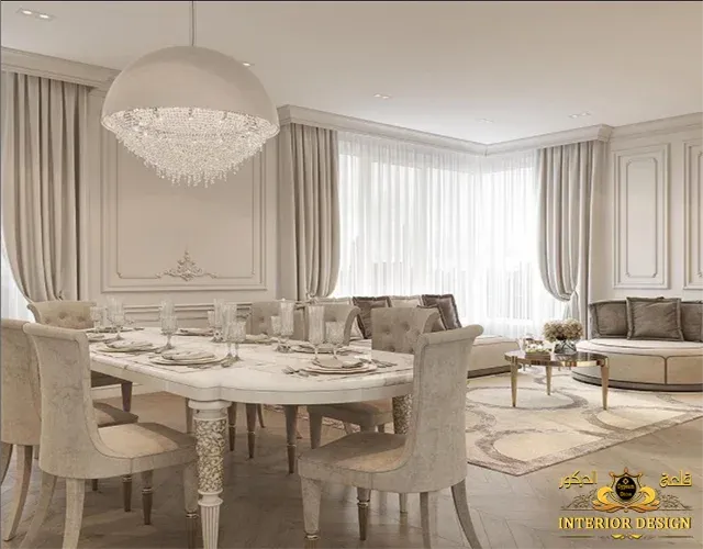 غرفة طعام كلاسيك غرفة طعام كلاسيك قلعة الديكور