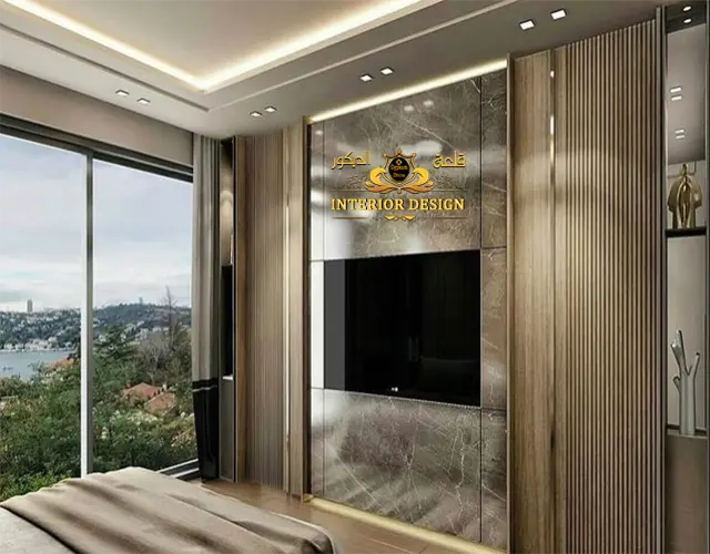 خلفيات تلفزيون بديل رخام للجدران قلعة الديكور خلفيات تلفزيون بديل رخام للجدران