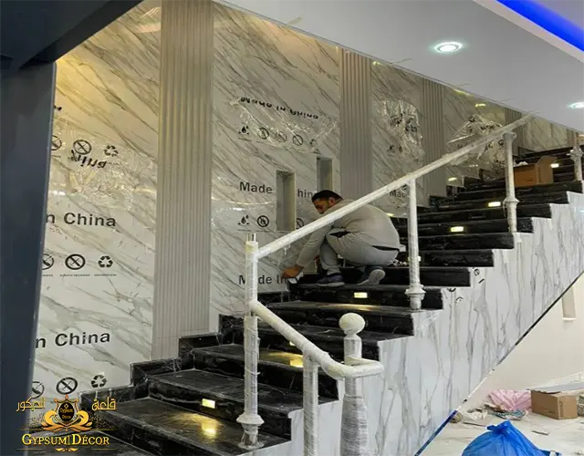 بديل الرخام للارضيات سلالم