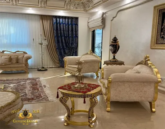 جبس كويتي ديكورات جبس صاله