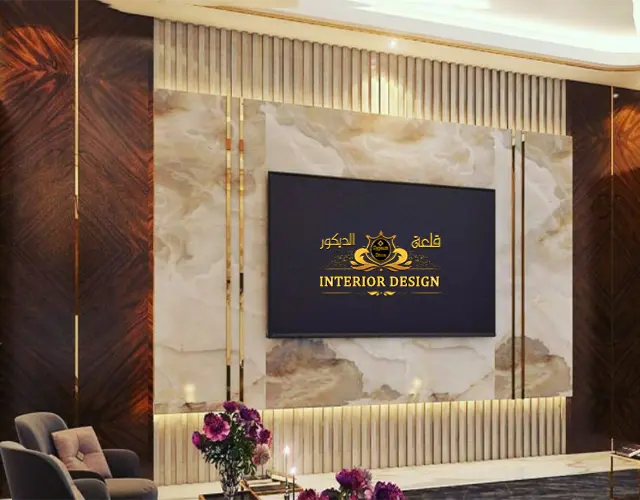 خلفيات تلفزيون بديل رخام للجدران قلعة الديكور خلفيات تلفزيون بديل رخام للجدران