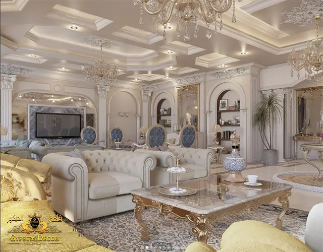 ديكورات جبس اسقف راقية كلاسيك 2022 ديكورات جبس اسقف راقية