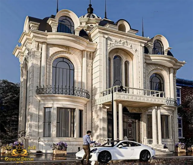 تصاميم فلل صغيرة بالصور تصاميم فلل دورين كلاسيك