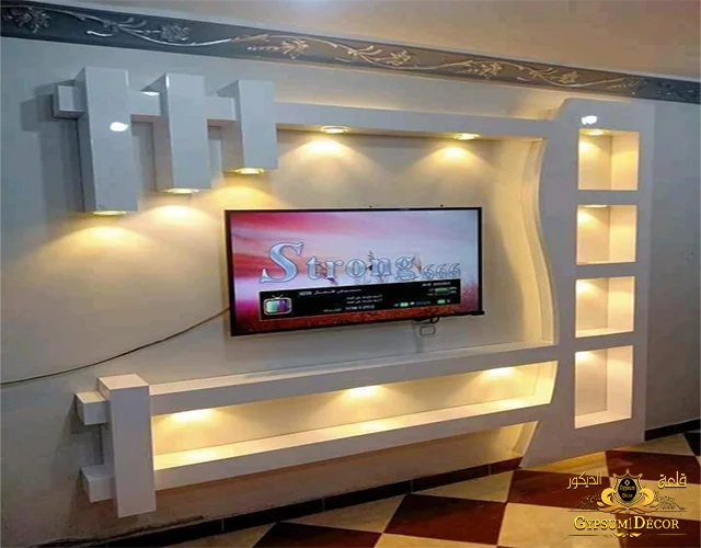 جبس بورد شاشات مودرن