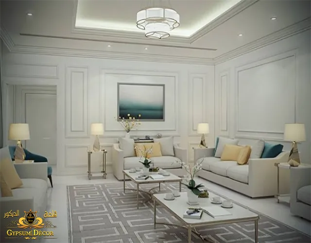 كم اقل نزول للجبس اسقف جبس بورد بسيطة