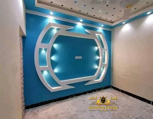 مكتبة شاشة جبس بورد