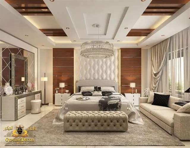 جبس بورد غرفة نوم بسيطة جبس بورد غرف نوم