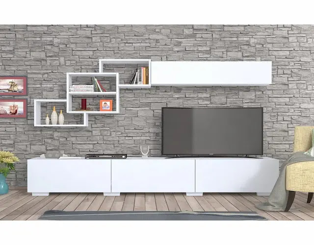 ديكورات تلفزيون خشب مودرن ديكورات تلفزيون مودرن