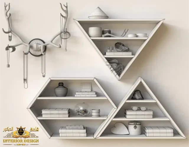 اشكال مكتبات خشب للكتب قلعة الديكور