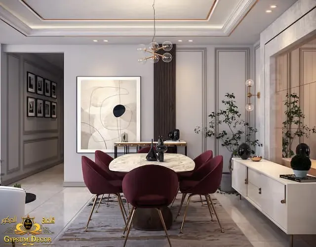 صالون طعام قلعة الديكور صالون طعام خليجي فاخر