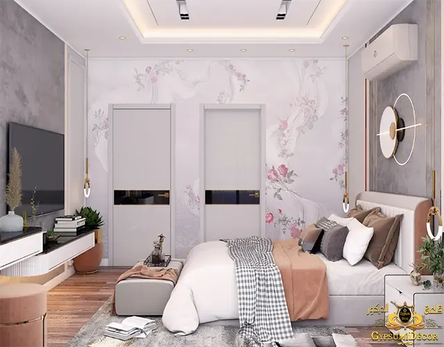 ديكورات جبس غرف نوم صغيرة جبس غرف نوم