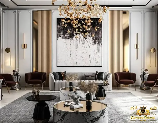 ديكورات جبس بورد الكويت ديكورات جبس جدران تصميم مودرن