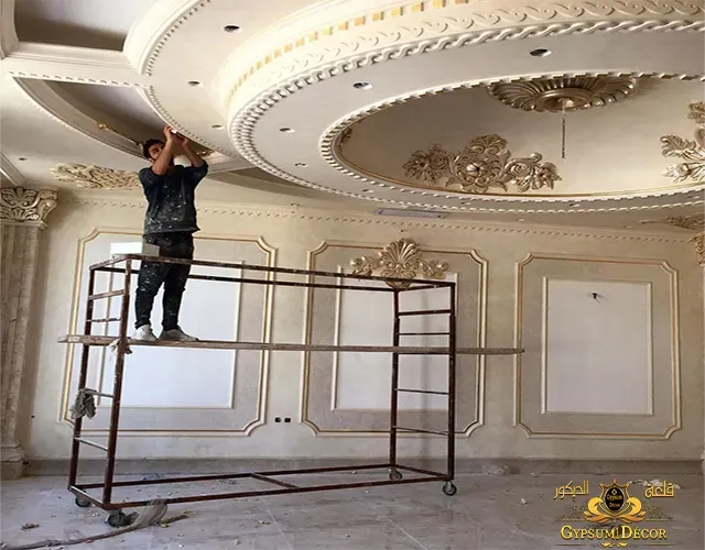 ديكورات مدخل البيت من الداخل ديكور اسقف معلق مدخل البيت