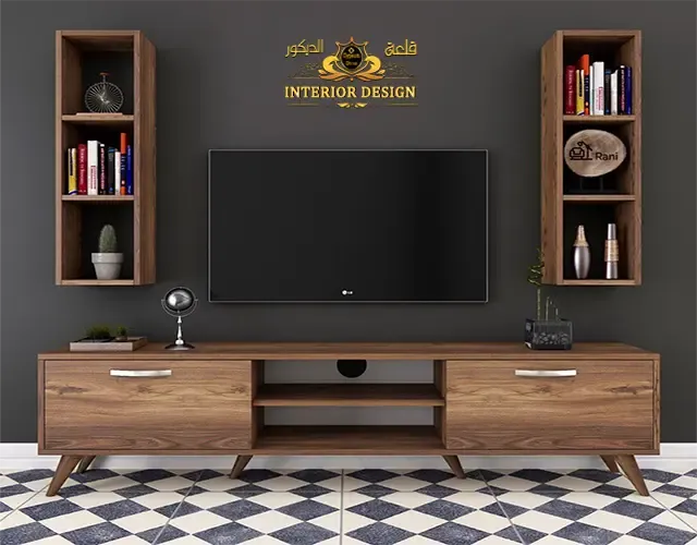 اشكال مكتبات خشب للكتب صغيرة قلعة الدييكور