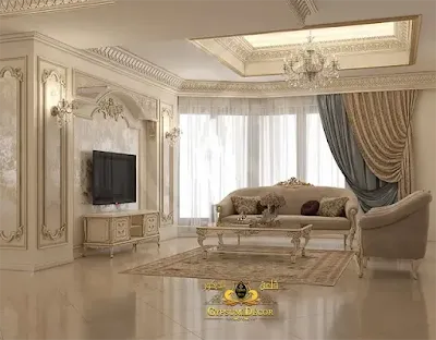 اجمل تصميمات اسقف معلقة سقف معلق جبس حديث