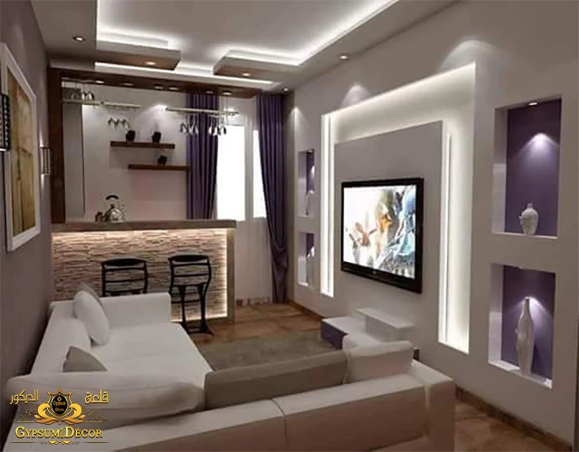 ديكورات شاشات جبس بورد بسيطة