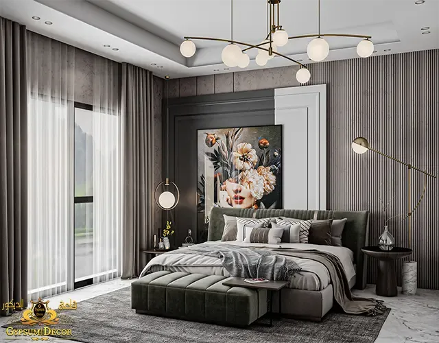 ديكورات جبس بورد غرف نوم رومانسية