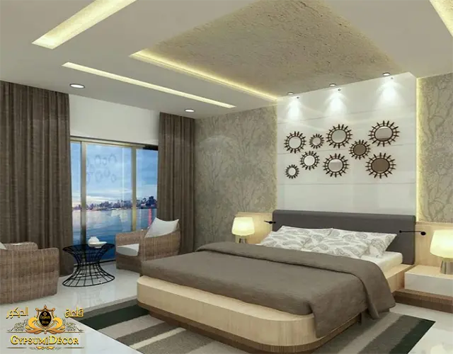 Gypsum board classic bedrooms Gypsum classic bedrooms