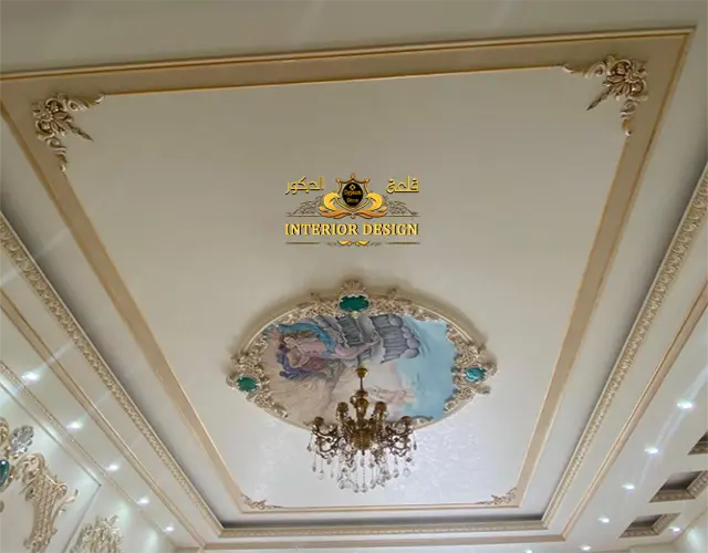 اشكال جبس بلدي كلاسيك صالات قلعة الديكور