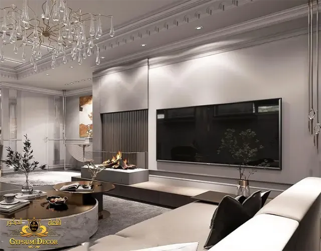 ديكورات جبس اسقف هادئه اشكال اسقف جبس