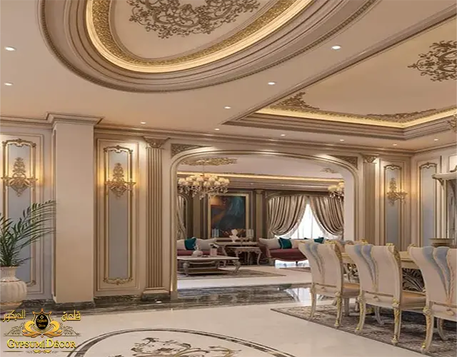 سقف جبس بلدي بيت نور مع الأضاءة مخفية سقف جبس بلدي بيت نور