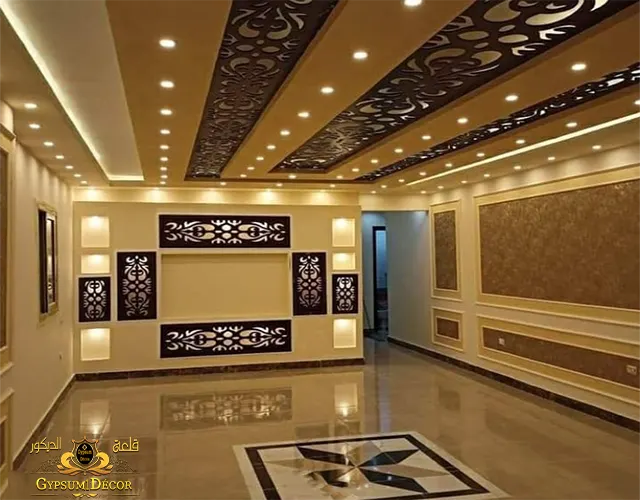 جبس امبورد شاشات مع اسقف جبسون بورد جبس امبورد شاشات مع اسقف جبسون بورد قلعة الديكور