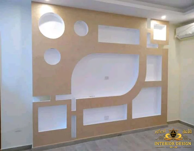 ديكور شاشات بلازما جبس بورد قلعة الديكور