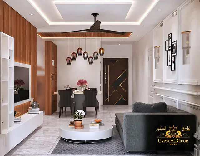 اسقف جبسون بورد قلعة الديكور جبس امبورد شاشات مع اسقف جبسون بورد