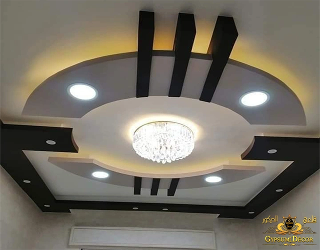 مكتبات جبس بورد بسيطة اسقف جبس بورد