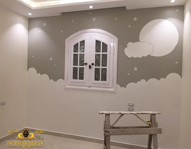 الوان دهانات ريسبشن فانيلا لاتيه دهانات حوائط غرف اطفال