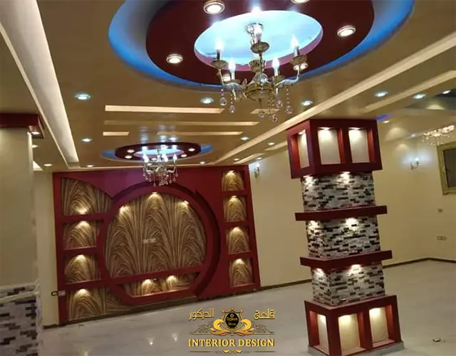 ديكور شاشات بلازما جبس بورد قلعة الديكور