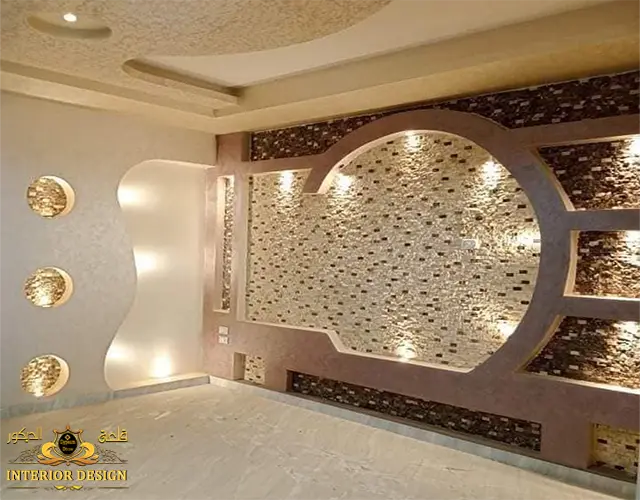 مكتبة شاشة جبس بورد