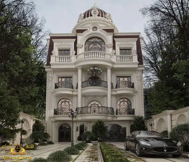 مخططات فلل حديثة كويتية واجهات فلل