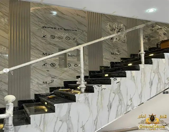 بديل الرخام للارضيات سلالم