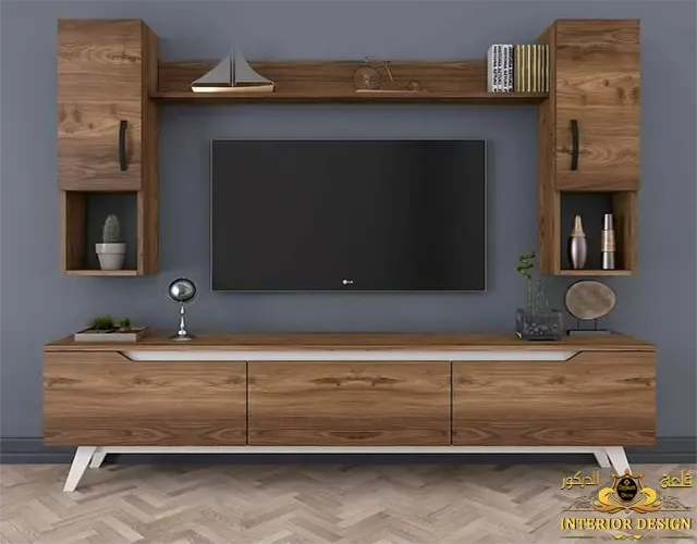 مكتبات خشب كلاسيك قلعة الديكور