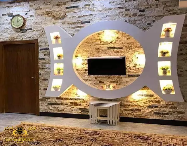 ديكور جبس للتلفزيون