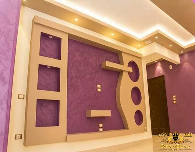 ديكورات جبس للتلفزيون