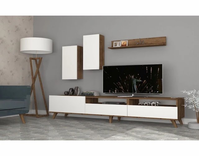 اشكال مكتبة خشبية مودرن 2022 اشكال مكتبة خشبية مودرن