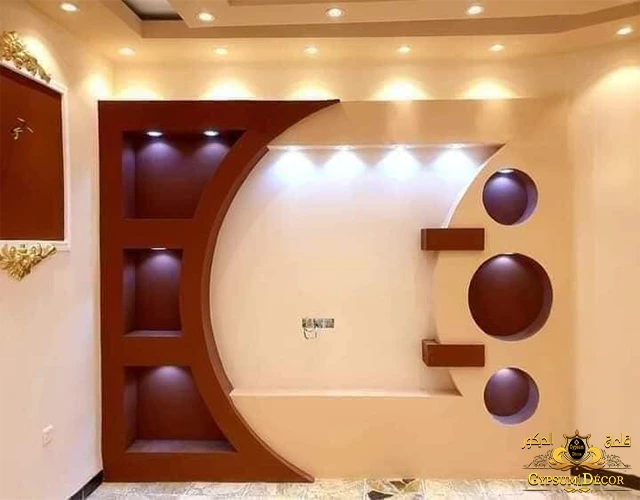 ديكورات جبس للتلفزيون بلازما TV