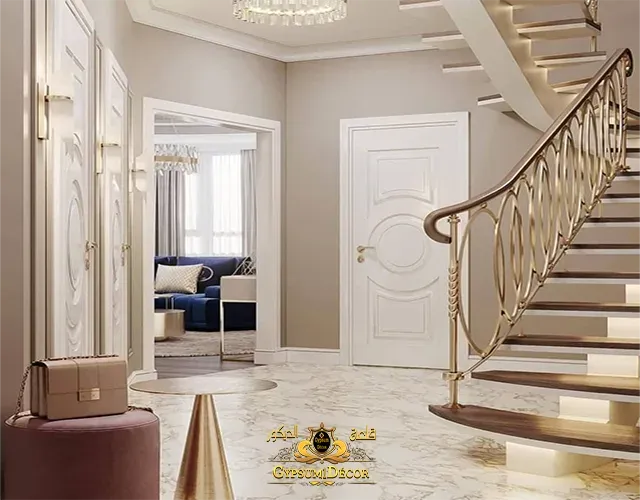 ماذا اضع على الكونسول ديكور مرايات مداخل على الجدران اشكال مودرن